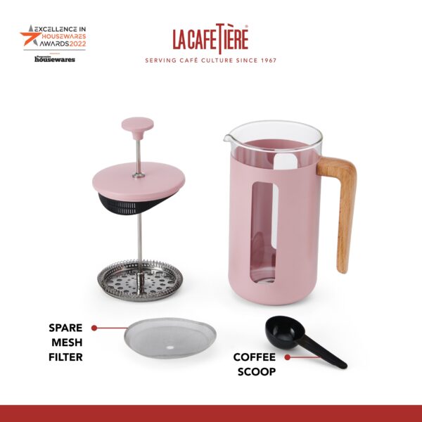 Cafetera Pisa La Cafetière, 3 Tazas, Rosa - Image 8